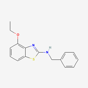 molecular formula C16H16N2OS B1387479 N-benzyl-4-ethoxy-1,3-benzothiazol-2-amine CAS No. 1105191-51-2