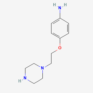 4-(2-Piperazin-1-ylethoxy)aniline