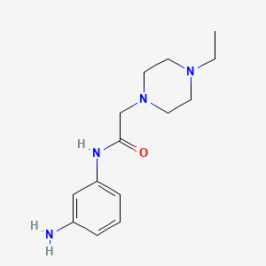 N-(3-Aminophenyl)-2-(4-ethylpiperazin-1-YL)acetamide