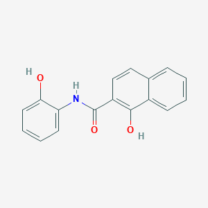 molecular formula C17H13NO3 B13874817 1-hydroxy-N-(2-hydroxyphenyl)naphthalene-2-carboxamide 