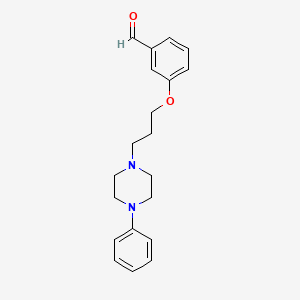 Benzaldehyde, 3-(3-(4-phenyl-1-piperazinyl)propoxy)-