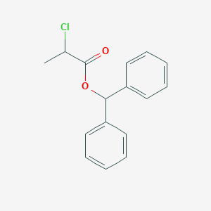 molecular formula C16H15ClO2 B13874867 Benzhydryl 2-chloropropanoate 