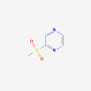 molecular formula C5H6N2O2S B13874928 2-(Methylsulfonyl)pyrazine CAS No. 17075-18-2