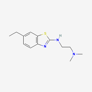 molecular formula C13H19N3S B1387494 N'-(6-ethyl-1,3-benzothiazol-2-yl)-N,N-dimethylethane-1,2-diamine CAS No. 1105195-01-4
