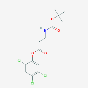 molecular formula C14H16Cl3NO4 B13874943 Boc-Beta-Alanine 2,4,5-trichlorophenyl ester 