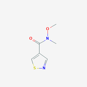 N-methoxy-N-methyl-isothiazole-4-carboxamide