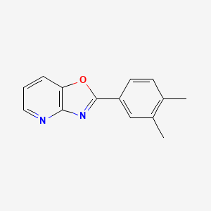 2-(3,4-Dimethylphenyl)-[1,3]oxazolo[4,5-b]pyridine