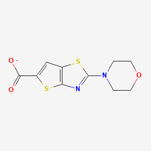 molecular formula C10H9N2O3S2- B1387496 Sodium 2-morpholin-4-ylthieno[2,3-d][1,3]thiazole-5-carboxylate CAS No. 1092301-37-5