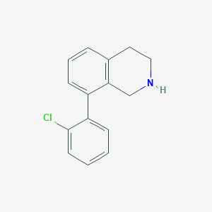 molecular formula C15H14ClN B13874990 8-(2-Chlorophenyl)-1,2,3,4-tetrahydroisoquinoline 