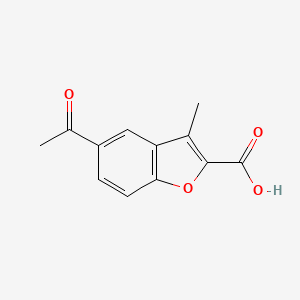 5-Acetyl-3-methyl-1-benzofuran-2-carboxylic acid