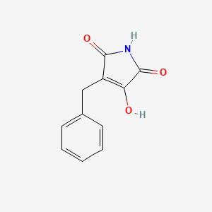 molecular formula C11H9NO3 B13875029 3-Benzyl-4-hydroxypyrrole-2,5-dione 