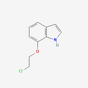 molecular formula C10H10ClNO B13875063 7-(2-Chloro-ethoxy)-1H-indole 