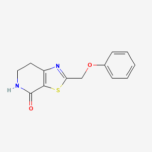 molecular formula C13H12N2O2S B13875079 2-(phenoxymethyl)-6,7-dihydro-5H-[1,3]thiazolo[5,4-c]pyridin-4-one 