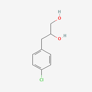 molecular formula C9H11ClO2 B13875094 3-(4-Chlorophenyl)propane-1,2-diol 