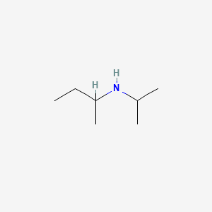 molecular formula C7H17N B13875098 1-Propanamine, 1-methyl, N-(1-methylethyl) 