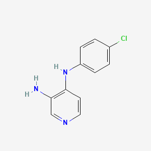 4-N-(4-chlorophenyl)pyridine-3,4-diamine