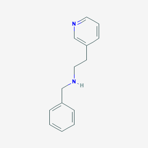 molecular formula C14H16N2 B13875129 N-benzyl-2-pyridin-3-ylethanamine 