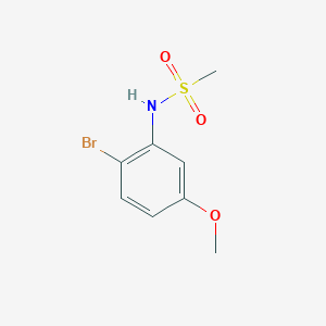 molecular formula C8H10BrNO3S B13875151 N-(2-bromo-5-methoxyphenyl)methanesulfonamide 