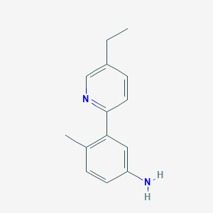 3-(5-Ethylpyridin-2-yl)-4-methylaniline