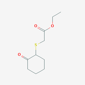 Ethyl [(2-oxocyclohexyl)sulfanyl]acetate