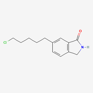 6-(5-Chloropentyl)-2,3-dihydroisoindol-1-one