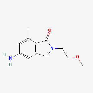 5-amino-2-(2-methoxyethyl)-7-methyl-3H-isoindol-1-one