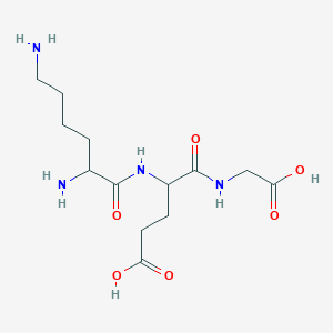 (S)-5-((Carboxymethyl)amino)-4-((S)-2,6-diaminohexanamido)-5-oxopentanoic acid