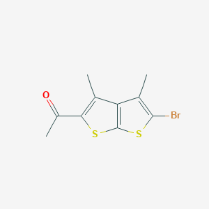 1-(5-Bromo-3,4-dimethylthieno[2,3-b]thiophen-2-yl)ethanone