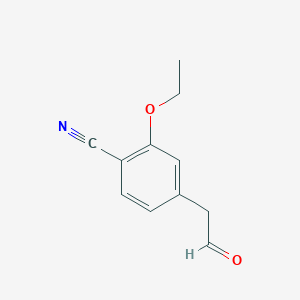 2-Ethoxy-4-(2-oxoethyl)benzonitrile