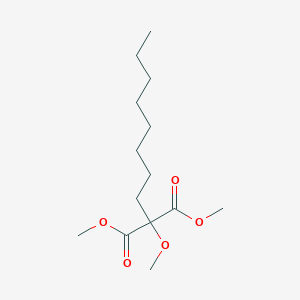 Dimethyl 2-methoxy-2-octylpropanedioate