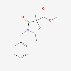 Methyl 1-benzyl-3,5-dimethyl-2-oxopyrrolidine-3-carboxylate