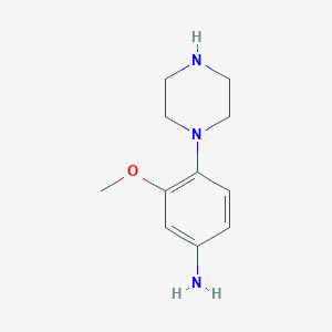 3-Methoxy-4-(piperazin-1-yl)aniline