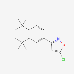 5-Chloro-3-(5,5,8,8-tetramethyl-6,7-dihydronaphthalen-2-yl)-1,2-oxazole