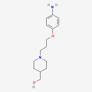 [1-[3-(4-Aminophenoxy)propyl]piperidin-4-yl]methanol