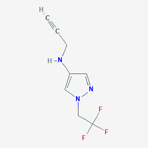 N-prop-2-ynyl-1-(2,2,2-trifluoroethyl)pyrazol-4-amine