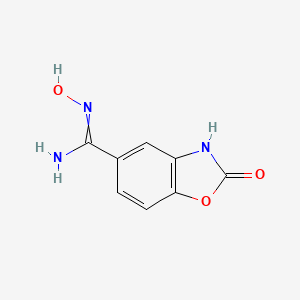 N'-hydroxy-2-oxo-3H-1,3-benzoxazole-5-carboximidamide