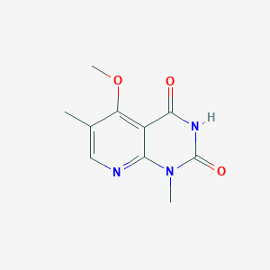 molecular formula C10H11N3O3 B1387542 5-methoxy-1,6-dimethylpyrido[2,3-d]pyrimidine-2,4(1H,3H)-dione CAS No. 1105195-95-6
