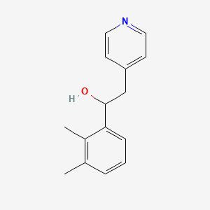 1-(2,3-Dimethylphenyl)-2-pyridin-4-ylethanol