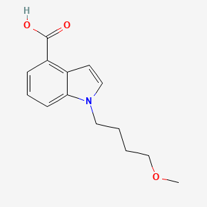 1-(4-Methoxybutyl)indole-4-carboxylic acid