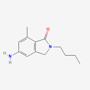 5-amino-2-butyl-7-methyl-3H-isoindol-1-one