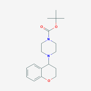 tert-butyl 4-(3,4-dihydro-2H-chromen-4-yl)piperazine-1-carboxylate