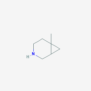 molecular formula C7H13N B1387552 6-Methyl-3-aza-bicyclo[4.1.0]heptane CAS No. 910854-91-0