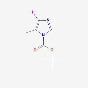 molecular formula C9H13IN2O2 B13875566 1-Boc-4-iodo-5-methylimidazole 