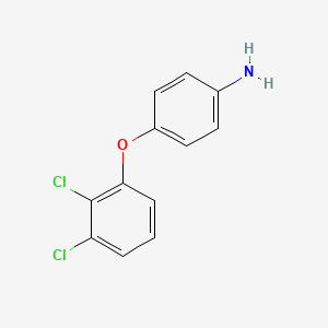 molecular formula C12H9Cl2NO B13875567 4-(2,3-Dichlorophenoxy)aniline 