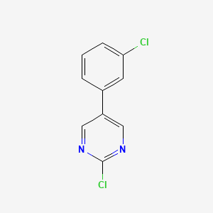 molecular formula C10H6Cl2N2 B13875579 2-chloro-5-(3-chlorophenyl)Pyrimidine 