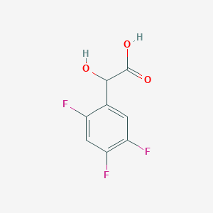 molecular formula C8H5F3O3 B1387559 2,4,5-Trifluoromandelic acid CAS No. 375369-29-2