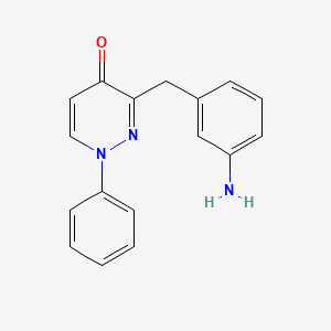 3-(3-aminobenzyl)-1-phenylpyridazin-4(1H)-one