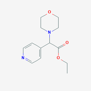 Ethyl 2-morpholin-4-yl-2-pyridin-4-ylacetate