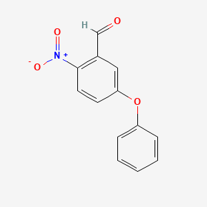 molecular formula C13H9NO4 B1387564 2-硝基-5-苯氧基苯甲醛 CAS No. 548798-25-0