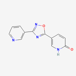 5-[3-(3-Pyridyl)-1,2,4-oxadiazol-5-yl]-2-pyridinol